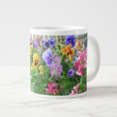 Pansies panoramiques Spécialité Mug (Devant droit)
