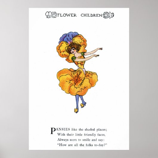 Pansies (Pansy) Poster (Voorkant)