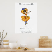 Pansies (Pansy) Poster (Keuken)