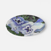 PANSIES PAPIEREN BORDJE (Gekanteld)