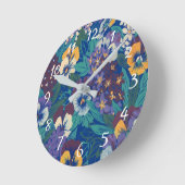 Pansies patroon Ronde Klok (Hoek)