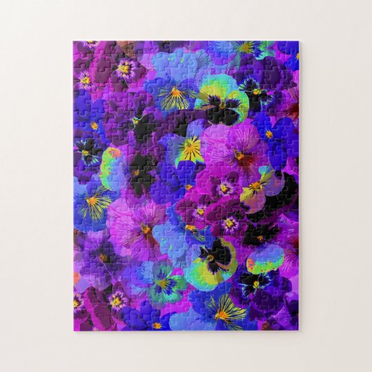 Pansies Puzzle (Vertical)