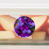 Pansies Return Address Labels (Aangebracht)