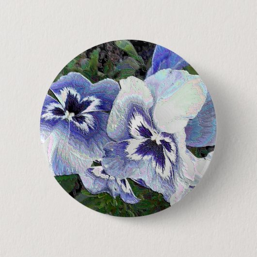 PANSIES RONDE BUTTON 5,7 CM (Voorkant)