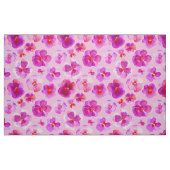 Pansies roses aquarelle fleur tissu d'art (Fat Quarter)