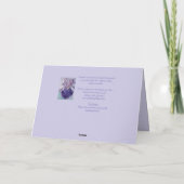 Pansies roses parfaites Carte d'anniversaire (Dos)