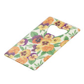 Pansies sur blanc cassé (Devant Angle)