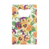 Pansies sur blanc cassé (Dos)