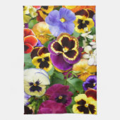  Pansies Theedoek (Verticaal)