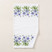 Pansies violettes (Serviette à main)