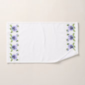Pansies violettes (Serviette à main)