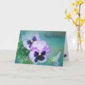 pansy16watercolor1-15 kaart (Gele Bloem)