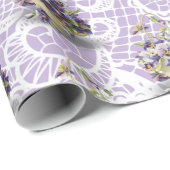 Pansy Basket on Lace Cadeaupapier (Rol Hoek)