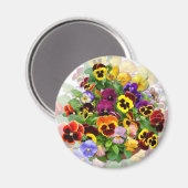 PANSY BEAUTY ~ Magnet Magneet (Voorkant / Achterkant)
