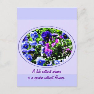 Pansy Briefkaart