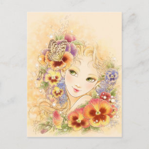 Pansy Briefkaart