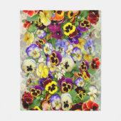 Pansy Cascade Fleece Blanket Deken (Voorkant)