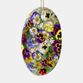Pansy Cascade Keramisch Ornament (Rechts)