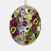 Pansy Cascade Keramisch Ornament (Rechts)