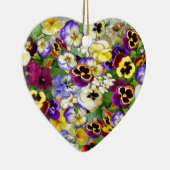 Pansy Cascade Keramisch Ornament (Rechts)