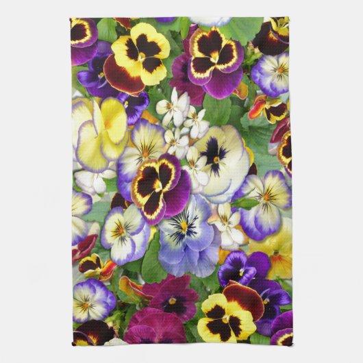 Pansy Cascade Theedoek (Verticaal)
