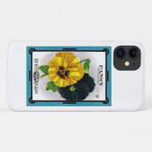 Pansy Case-Mate iPhone Case (Achterkant (horizontaal))