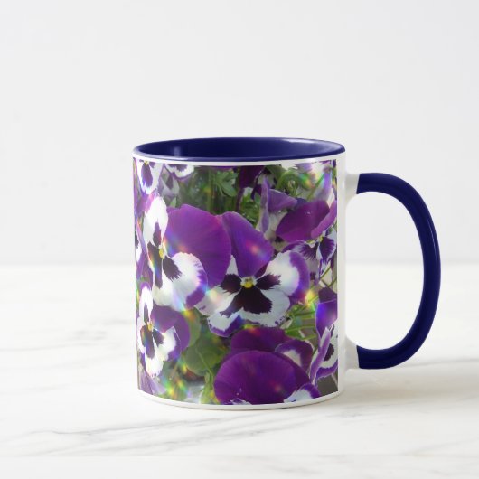 Pansy Ceramic Coffee Mok (Rechts)