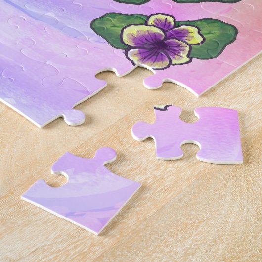 Pansy Christian Cross puzzle (Côté)
