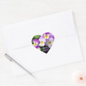 PANSY ~ Coeur d'enveloppe scellant / Sticker (Enveloppe)