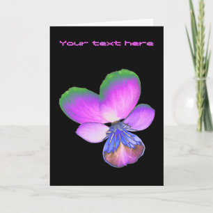 Pansy Custom Wenskaart Kaart