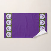 Pansy Dark Purple (Serviette à main)