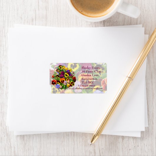 Pansy Display ~ Label (Insitu)