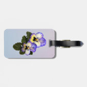 Pansy Duo Bagagelabel (Achterkant horizontaal)