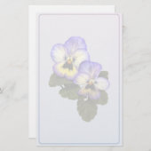 Pansy Duo Briefpapier (Voorkant / Achterkant)