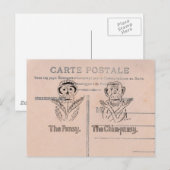 Pansy en Chimp Humor Briefkaart (Voorkant / Achterkant)