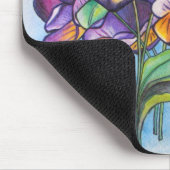 Pansy Faces mousepad Muismat (Hoek)
