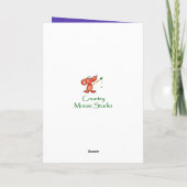 Pansy Flower Soeur de belle-mère Carte de fête des (Dos)