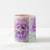 Pansy Flowers maman Fille Mug (Centre)