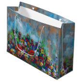 Pansy Gift Bag Groot Cadeauzakje (Voorkant Gekanteld)