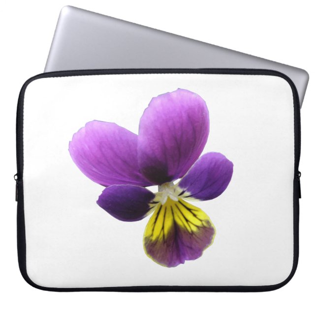  Pansy-laptoptas Laptop Sleeve (Voorkant)