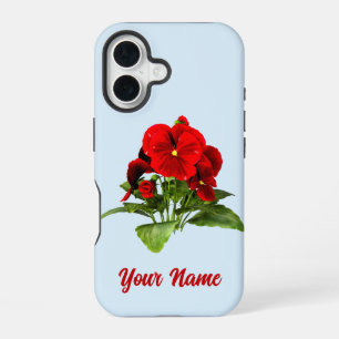 Pansy Liefhebber Bloemstuk Persoonlijk Aangepast iPhone 16 Hoesje