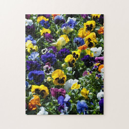 Pansy Lovers Puzzle Legpuzzel (Verticaal)