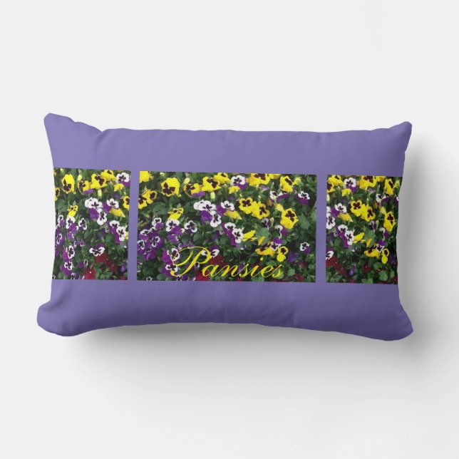 Pansy Lumbar Pillow Kussen (Voorkant)