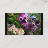 Pansy n'amis Cartes de visite (Dos)