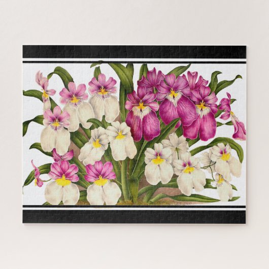  Pansy Orchid Flowers Puzzle Legpuzzel (Horizontaal)