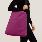 Pansy Paars Solid Plain Color Crossbody Tas (Dichtbij)
