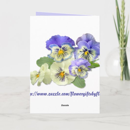 PANSY PASTEL ~ Penser à vous! ~ Carte (Dos)