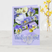 PANSY PASTEL ~ Penser à vous! ~ Carte (Fleur jaune)