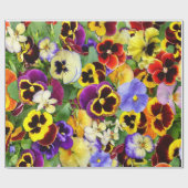 Pansy Patchwork Cadeaupapier (Vlak)