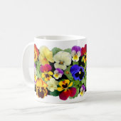 Pansy Patchwork Koffiemok (Voorkant links)
